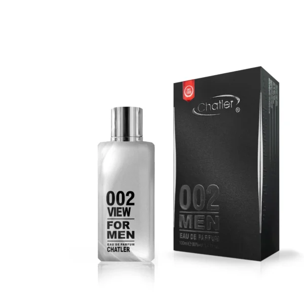 Apa de parfum Chatler – 002 View For Men 100 ml – Inspirat din Carolina Herrera 212 Men