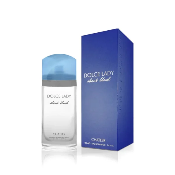 Apa de parfum Chatler – Dolce Lady About Blush 100 ml – Inspirat din Dolce&Gabbana Light Blue