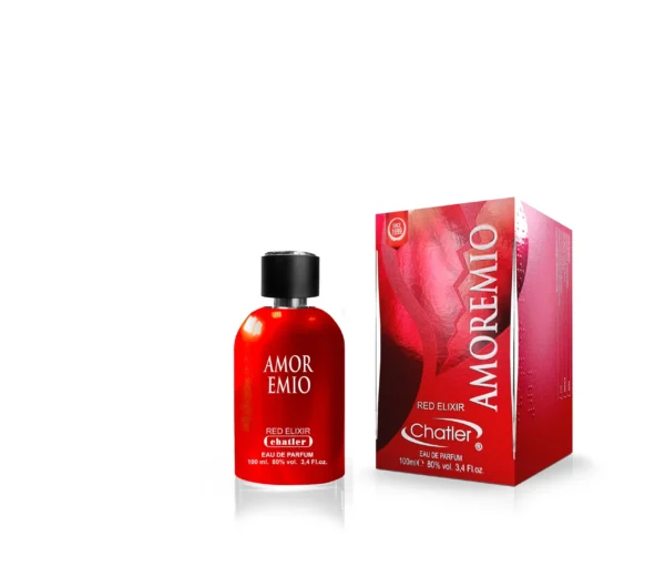 Apa de parfum Chatler – Amoremio Red Elixir 100 ml – Inspirat din Cacharel Amor Amor Elixir Passion
