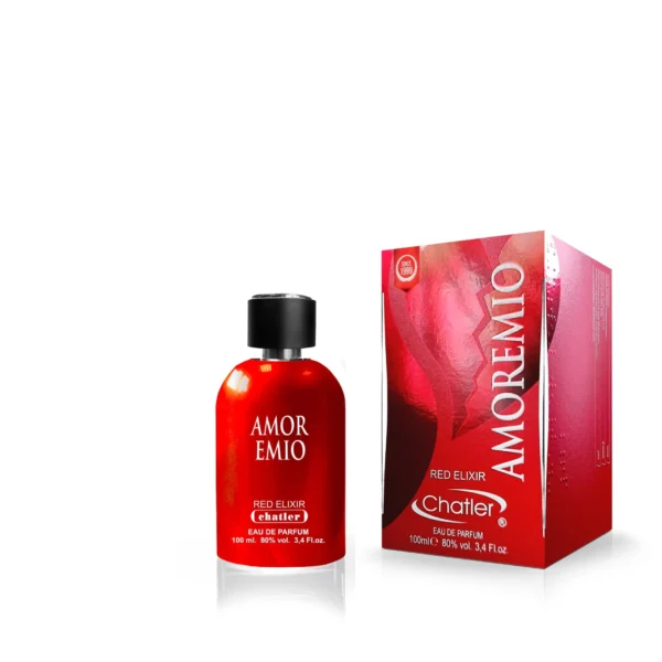 Apa de parfum Chatler – Amoremio Red Elixir 100 ml – Inspirat din Cacharel Amor Amor Elixir Passion