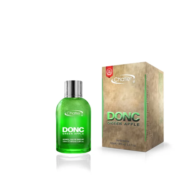 Apa de parfum Chatler – DONC Green Apple Woman 100 ml – Inspirat din DKNY Be Delicious