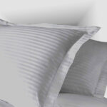 FAȚĂ PERNĂ DAMASC 100% BUMBAC – GRI