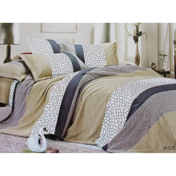 Lenjerie de pat, 4 piese, 180x230 cm